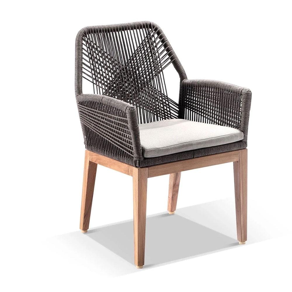 Rope crossweave dining chair sale