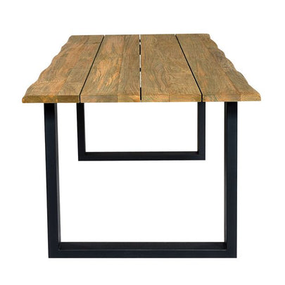 Santai 1.8m Outdoor Teak Timber and Aluminium Dining Table