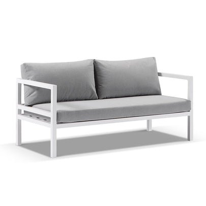 Cuba Outdoor Aluminium 2+1+1 Lounge Set with Coffee Table