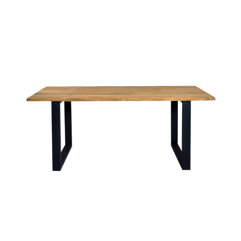 Santai 1.8m Outdoor Teak Timber and Aluminium Dining Table