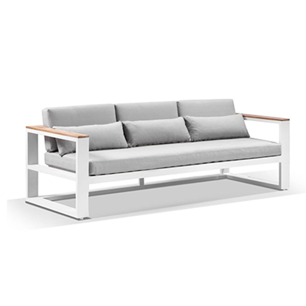 Balmoral 3+2+1 Seater Outdoor Aluminium and Teak Lounge Setting