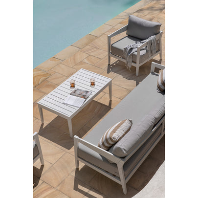 Bronte 3+1+1 Outdoor Aluminium Lounge Setting with Coffee Table