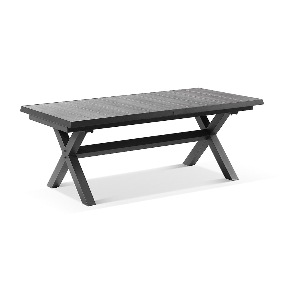 Portland Extension Outdoor Aluminium Ceramic Extendable Dining Table