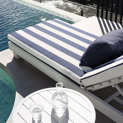 Santorini Outdoor Aluminium Pool Sun Lounge Set