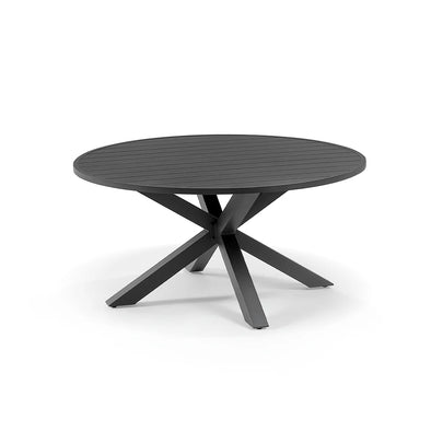 Houston Outdoor 1.5m Round Aluminium Table with 6 Patonga Dining Chairs