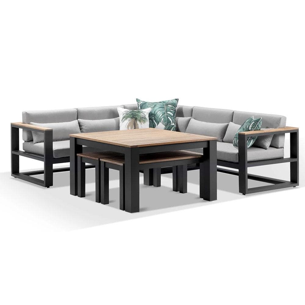 Balmoral Outdoor Aluminium Lounge and Dining Setting