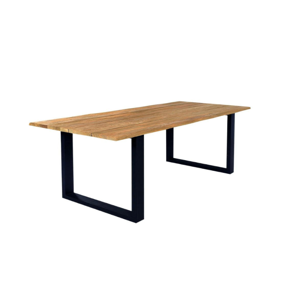 Santai 1.8m Outdoor Teak Timber and Aluminium Dining Table