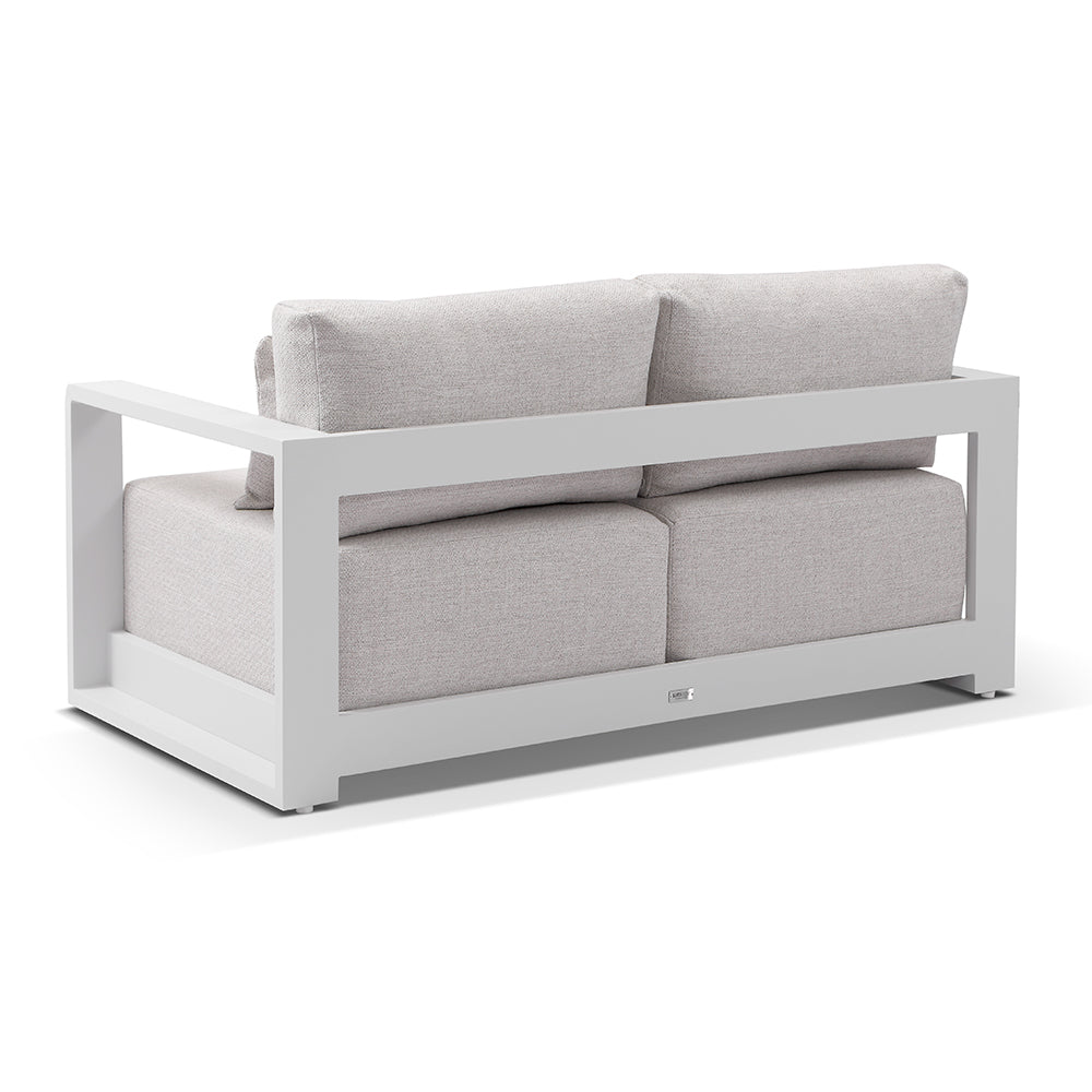 Whitehaven 3+2+1 Seater Outdoor Aluminium Lounge Set with Santorini Coffee Table