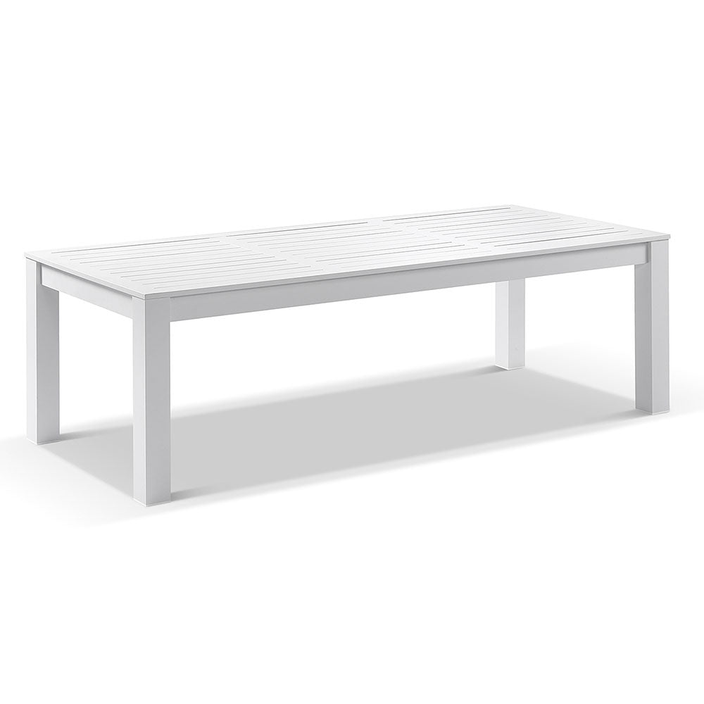 Santorini 2.5m Outdoor Rectangle Aluminium Dining Table