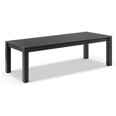 Santorini 2.5m Outdoor Rectangle Aluminium Dining Table