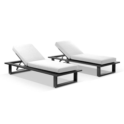 Arcadia Outdoor Aluminium Sun Lounge Set