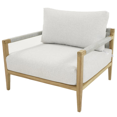 Allora 2.5+1+1 Timber and rope Lounge Setting with Coffee Table