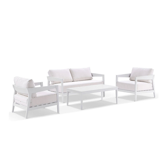 Bronte 2+1+1 Outdoor  Aluminium with Sunbrella Lounge Setting with Coffee Table