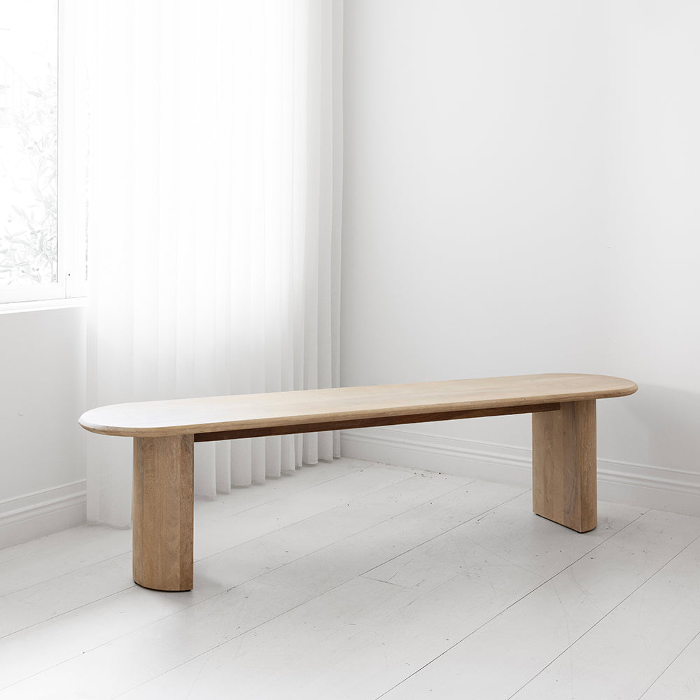 Nambucca Indoor 2m Table with Kirribilli benches and Ballina Chairs