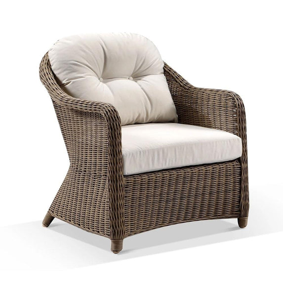 Plantation Outdoor Wicker Lounge Arm Chair