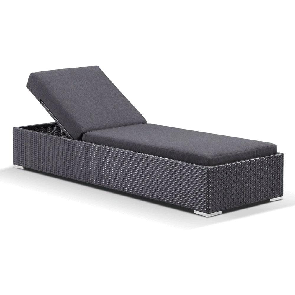 Breeze Outdoor Wicker Pool Sun Lounge Set with Table