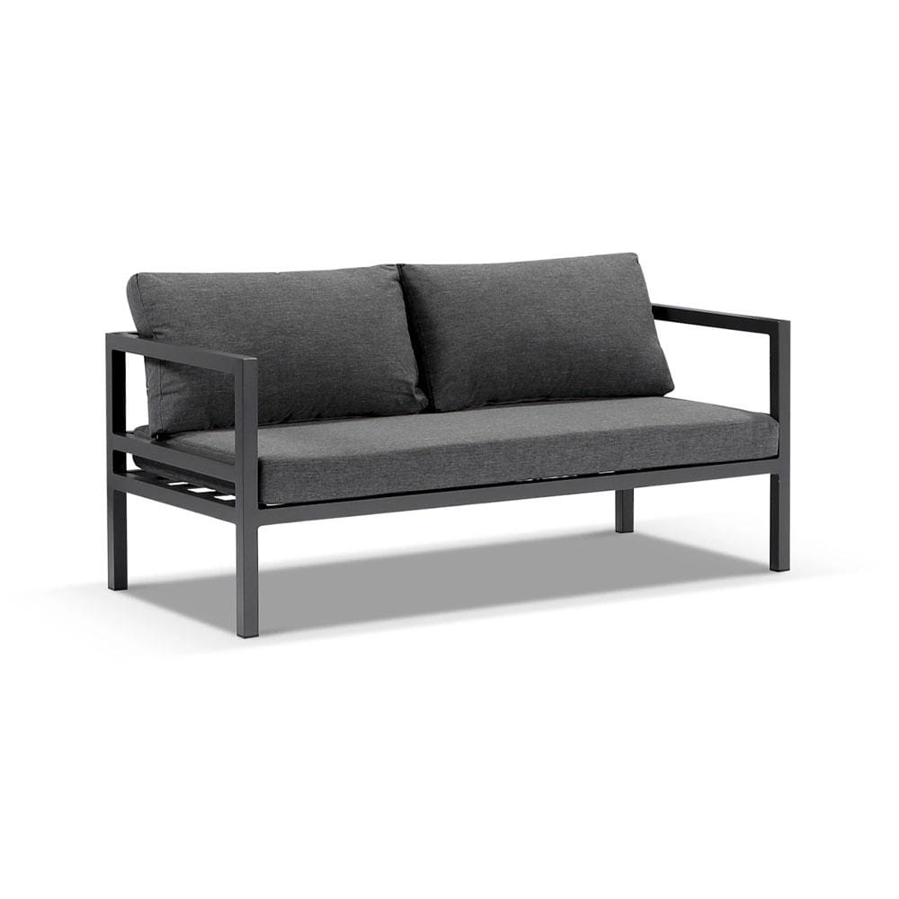 Cuba Outdoor Aluminium 2+1+1 Lounge Set with Coffee Table