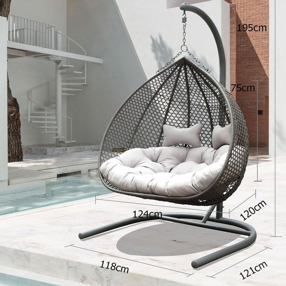 Alfie Double Hanging Egg Chair